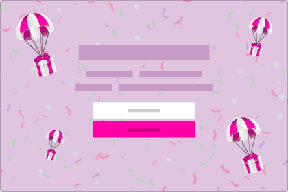 falling gifts game popup